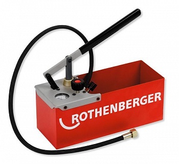 Насос опрессовочный Rothenberger ТР 25 (16мл/такт,30бар,4.5л,метал.) (6.0250) ВЫГОДА