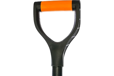Лопата снеговая, деревянный черенок  FINLAND ORANGE 550х385х1515 мм 1731-ч 