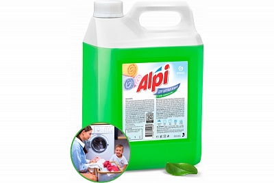 Средство жидкое.концентрированное д/стирки ALPI color gel (5 л) цветных вещей ВЫГОДА