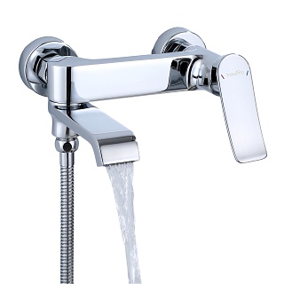 Смеситель д/ванны "KIOTO" (KIO-1014) короткий поворотный излив TOKITO