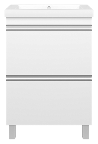 Комплект мебели 60 "Ингрид-60" напольная 2 ящ. эмаль MISTY (ум.Анита,58)