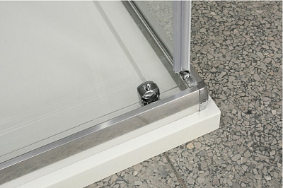 Душевое ограждение BELBAGNO UNIQUE-A-2-75/90-C-Cr  прозрачное стекло