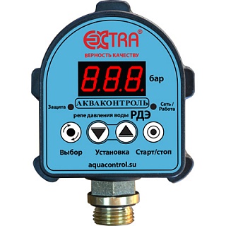 Реле давления воды электронное РДЭ (Extra Акваконтроль) (1,5кВт, G1/2, 5%)