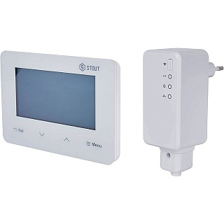 Регулятор комнатный  беспроводной ST-293v2, белый (STE-0101-029321) STOUT