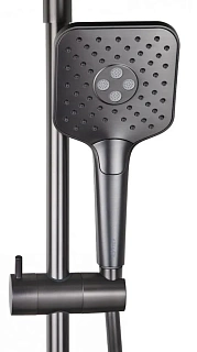 Душ. система KAISER Serio с термостатом воронёная сталь (05382-15)
