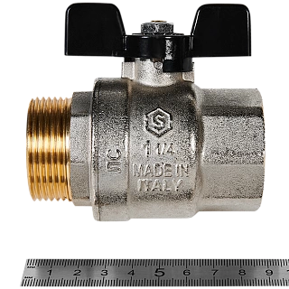 Кран шар. полнопроходной баб. ВН 1 1/4" (6/24) SVB-0004-200032 STOUT (замена арт.78797)