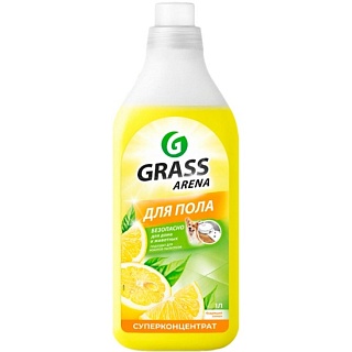 Средство д/мытья полов (всех видов.) с полир.эффектом ARENA "Лимон" 1л /6 ВЫГОДА (125904)