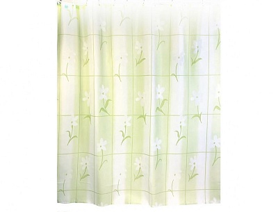 Штора д/ванной комнаты 180*180 полиэстер FOR-OL15