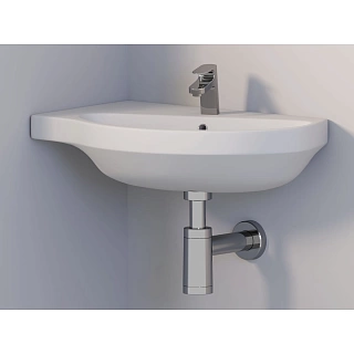 Сифон 1 1/4*40 бутылочный металлизированный с переходной трубкой d40мм BRB1004M (9)