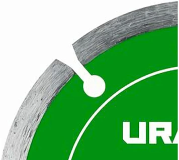 Круг отрезной алмазный  (унив.,сегментн) URAGAN UNIVERSAL 125х2х7х22,2 (36705-125)