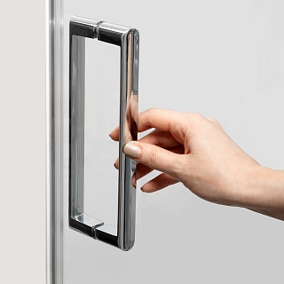Дверь для душа WasserKraft Berkel 0,8х2,0 распашная стекло 6мм WasserSchutz  48P27