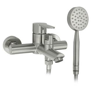 MAGNUS Смеситель д/ванны кор/изл, нерж. ст 304. код: 9194