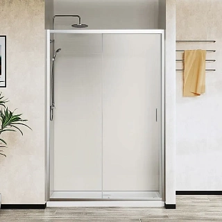 Дверь для душа VINCEA City VDS-5CT120CL, 1200, хром, стекло прозрачное 5 мм