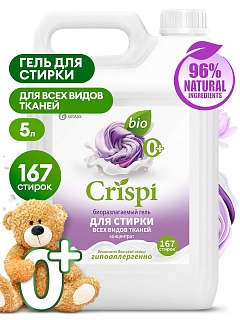 Гель для стирки всех видов тканей концентрат CRISPI (кан 5 кг) 125956 ВЫГОДА