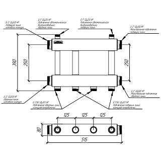   MK-250-2x32 Pmax=250  (G 2", 31 1/4") . 092 "GIDRUSS"