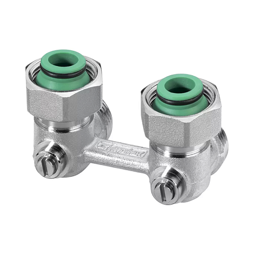 Узел нижнего подключения Standard Line E2/50 угловой, 3/4x3/4" с конус.вст. 3/4" (F10017) Simplex