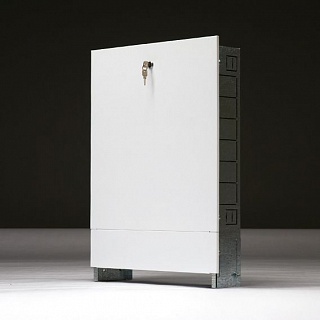 Шкаф коллекторный встраиваемый ШРВ-5 670х125х1044 (13-16)  (482G5000)