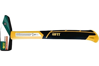 Молоток FIT кованый, фибрегласовая усиленная ручка, Профи  500 гр. (44335)
