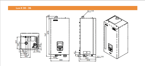 Котел электрический ZOTA Lux-X -  36 ВЫГОДА! 