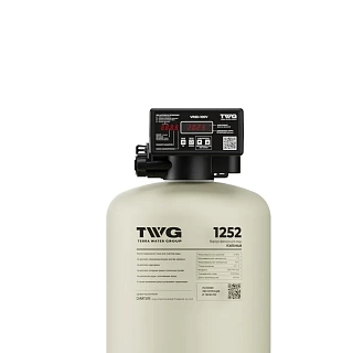 Коттеджная система очистки воды на баллоне 1252  TWG1252-VR5D-100V (баллон, клапан, солевой бак))