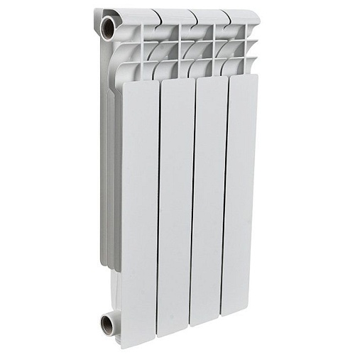 Радиатор бимет. Rommer Profi BM500 6 секций (RAL9016)