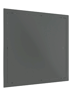 Сантехнические люки L3030N GRAY с магн. замком 300х300 (327х327) с фланцем (18)