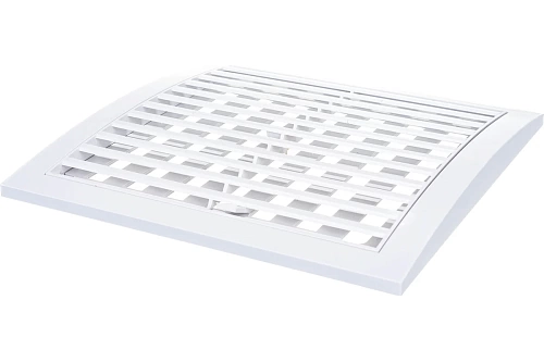 Решетка МД2222Р 220х220,бел(регулируемая) (30)