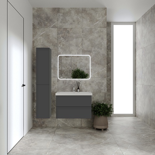 Пенал подвесной "София" 30см Правый графит VIANT