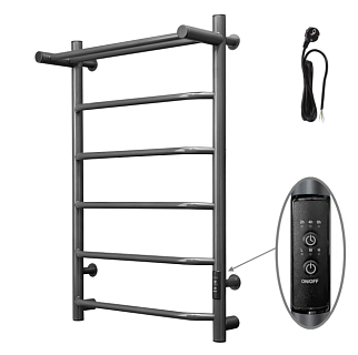 Полотенцесушитель "Трапеция" 500х800 П6 электро с полкой ОРУЖ.СТ. (Пэк сп 6/8050ор_стВГП) ТРУГОР