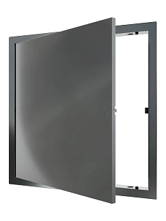 Сантехнические люки L3030N GRAY с магн. замком 300х300 (327х327) с фланцем (18)