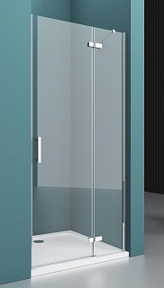 Дверь для душа BelBagno KRAFT-B-12-60/30-C-Cr-R + AEK-WLM-45-Cr (петли справа)