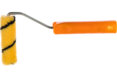 Мини-валик малярный STAYER"DUALON", 15х110 мм, бюгель 6 мм, ворс 7 мм, полиакрил, все виды ЛКМ (03-05812-11)