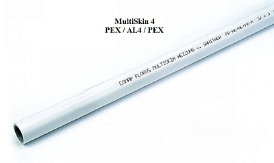 Труба 16х2,0  PN10 белая в бухтах 200m Comap MultiSKIN4 (B112002003)