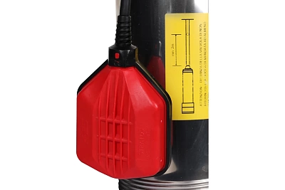 Насос колодезный с поплавком, корпус-нерж.ст, кабель 20 м, 230V, Q=90 л/мин, H=45 м (SPW-0001-200750) STOUT