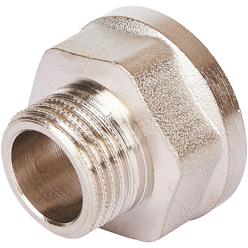 Футорка  3/4" - 1/2"   ш/г под ключ  ник. (120/10) GF  (SFT-0073-001234)