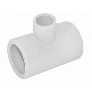 Тройник редуцир. 40*20*40 белый (80)  ТЕВО