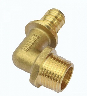 Угольник 25-3/4R н/р латунный Sanline (35606)