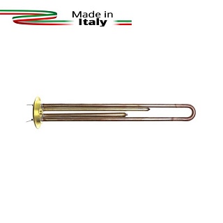 Нагревательный элемент RF TW 1300Вт. PREMIUM (медн) M4 фланец латунь (50057) Италия											