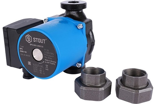 Насос циркуляционный 25/60-130 мм (SPC-0001-2560130) STOUT