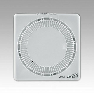 Вентилятор DISC 4C D100 с обратным клапаном (настенный,потолочный)(16)