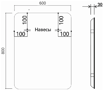  60 "Vincea LED VLM-3VC600-2 600?800 c    ,   