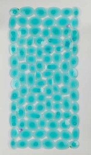 Коврик для ванной "SILVER" 50х80см синий переход (02212)