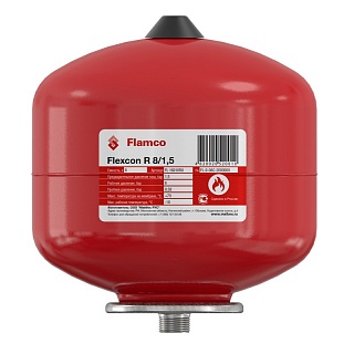   Flexcon R  8, PN6 (D235, H261) 3/4" (16010RU) Flamco